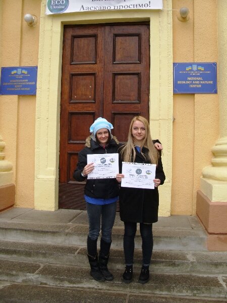 Учениці школи № 3 стали призерками Всеукраїнського конкурсу Intel Eко – Україна 2014